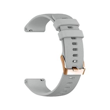 Imagem de DFAMIN Pulseira de silicone 20mm para Huawei Watch GT 2 42mm Strap Smartwatch Substituição Pulseira de Pulso Correa ES Magic2 42mm Acessórios (Cor: Bege, Tamanho: Para Huawei GT2 42mm)