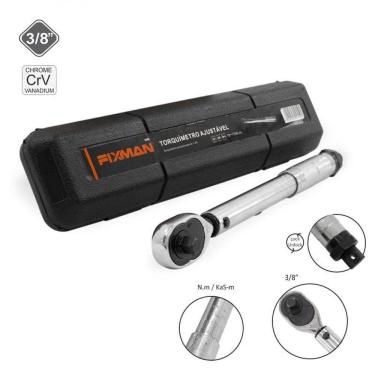 Imagem de Torquímetro De Estalo Profiss. 3/8 19-110Nm - B2402 - Fixman
