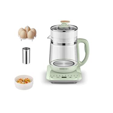 Imagem de Chaleira elétrica, chaleira elétrica de 1,8L, bule de vidro com infusor removível, bule de vidro multifuncional, Dash Ecooker, chaleiras elétricas desligadas com painel de toque inteligente Smart./C