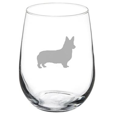 Imagem de 17 Oz Ornamental Vinho Vidro Corgi