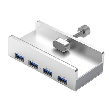 Imagem de ＫＬＫＣＭＳ 4 portas de alumínio externo doca leitor cartão docking station adaptador usb3.0 extensor hub conversor para notebooks computador, B