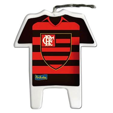 Imagem de Vela Camisa Flamengo Festcolor Vermelho/Preto