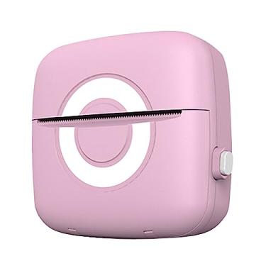 Imagem de Impressora térmica portátil de bolso, bt, sem tinta, impressão de longa duração, suporte para fotos, notas, erros, impressão de memorando, rosa