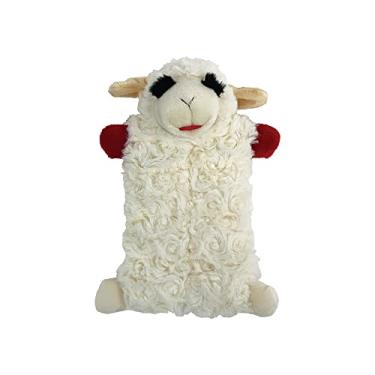 Imagem de Multipet Lamb Chop Squeaker Mat Brinquedo de pelúcia para cães, 23 cm