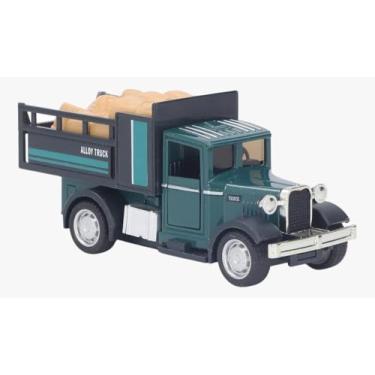 Imagem de Power Toys TECH - Miniatura Ford Antigo Carga de Feno - Carrinho de Ferro com Portas que Abrem e Pneus de Borracha