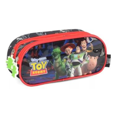 Imagem de Estojo Escolar Duplo Toy Story 2 Ziper Vermelho - Luxcel