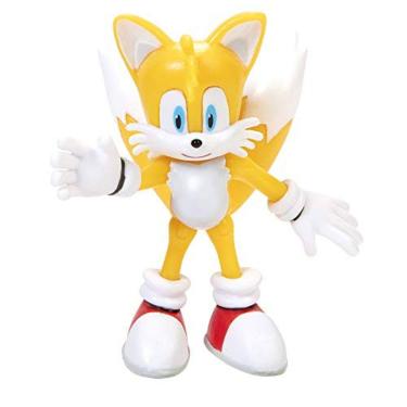 Imagem de Sonic The Hedgehog 2,5 polegadas Action Figure Modern Tails Brinquedo Colecionável