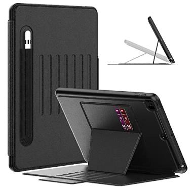 Imagem de QYiiD Capa para Galaxy Tab A 10.1 2019, (SM-T510/T515/T517) com protetor de tela, capa protetora fina durável e resistente com suporte magnético e capa de hibernar/despertar e suporte de caneta para