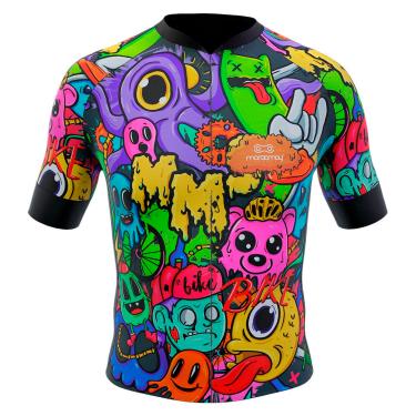 Imagem de Camisa de Ciclismo Masculina Sport Marcio May Monstros