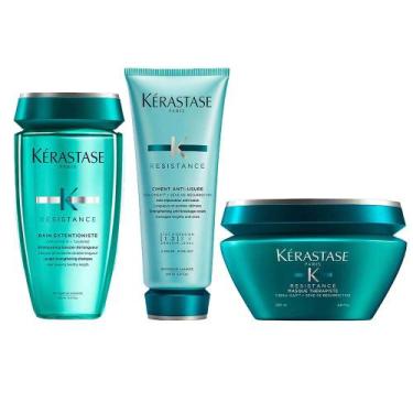 Imagem de Kérastase Resistance Kit - Shampoo + Condicionador + Máscara De Tratam