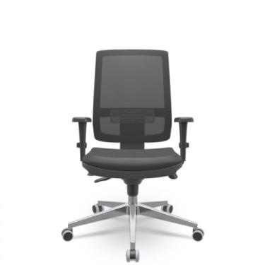 Imagem de Brizza Tela Slider Autocompensador 3D Sem Apoio Base em Aluminio Design Plaxmetal NR-17 Ergonômica (Sintético Preto)