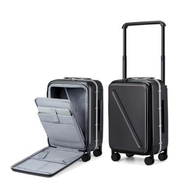 Imagem de Malas de viagem rígidas Milada, Preto, 20-Inch Carry-On