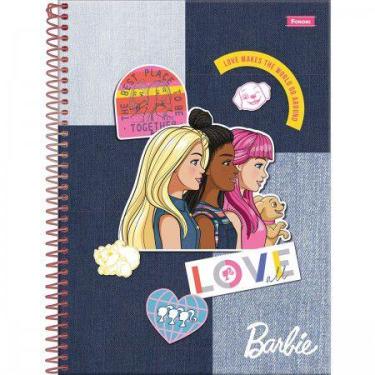 Imagem de Caderno Espiral Universitário Barbie 1 Matéria -  Foroni
