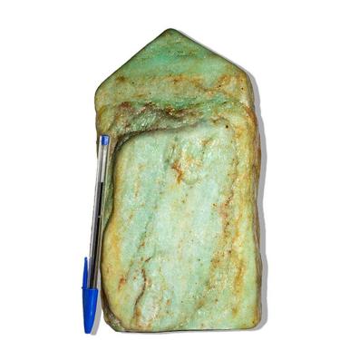 Imagem de 01 Aventurina Verde Pé Bico e Corpo Polido 2,5Kg 23cm Tipo B