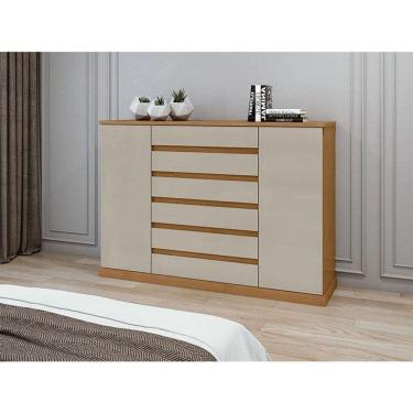 Imagem de Cômoda Sapateira Vedra Ambiente Amêndoa Clean Off White - Lopas