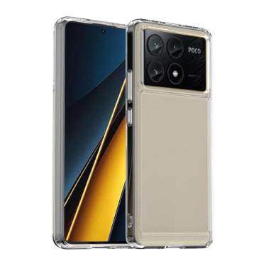 Imagem de Capas Compatível com Xiaomi Poco X6 Pro 5G,Caixa de telefone,fino e leve,resistente a riscos,anti-impressão digital e proteção contra queda