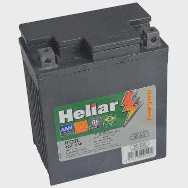 Imagem de Bateria Moto Heliar Htz7l Powersports Selada 6ah 12 Volts