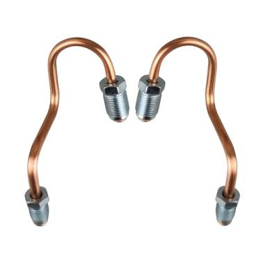 Imagem de Yojunauto Pinça de tubo de freio traseiro para mangueira flexível compatível com Jetta GTI Golf Beetle Eos A3 A4 A6 TT