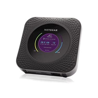 Imagem de NETGEAR Nighthawk M1 4G LTE WiFi Mobile Hotspot (MR1100-100NAS) – Até 1 Gbps de velocidade, funciona melhor com AT&T e T-Mobile, conecta até 20 dispositivos, rede sem fio segura em qualquer lugar