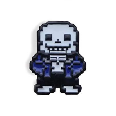 Imagem de Sans Undertale Duro Esmalte Crachá Nerd Jogo Presente