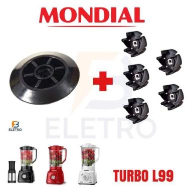 Imagem de 5 Arraste do Copo + 1 Arraste do Motor Liquidificador Mondial Turbo Po