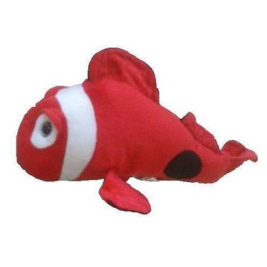 Imagem de Peixe Wolder de Pelúcia Vermelho 34 cm Antialérgico - Mirante Brasil