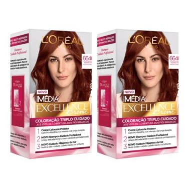 Imagem de Coloraçao Imedia 6.646 Vermelho Rubi - Kit Com 2Un - Imédia