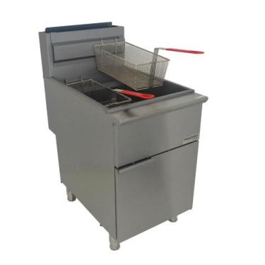 Imagem de Fritadeira Ind. à Gás GLP Inox com 2 Cestos CPF5LP FrigoPro