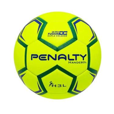 Imagem de Bola Handebol Penalty H3L Ultra Fusion XXIII, Amarelo, Verde