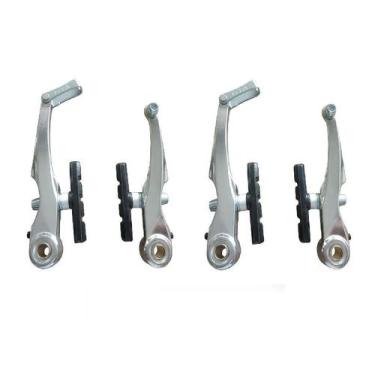 Imagem de Par Freio V Brake Gta Alumínio Com Sapata Orbital Bike Mtb