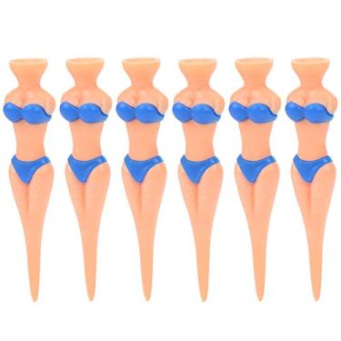 Imagem de Camiseta de Golfe para Meninas de Biquíni, Acessórios de Prática de Treinamento de Plástico PE Pernas de Forquilha para Prevenção de Arranhões de Remendo Verde (Azul)