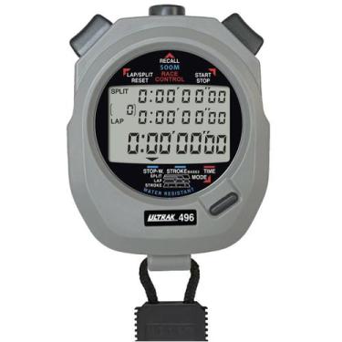 Imagem de Cronômetro De Mão Profissional Ultrak 496 Stopwatch, Cinza