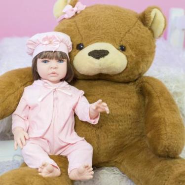 Imagem de Bebê Reborn Realista Em Silicone - LS BRINQUEDOS