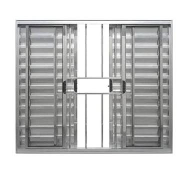 Imagem de Veneziana 6 folhas ( com grade ) brilhante - ESQUADRIAS NOVO LAR, 100X