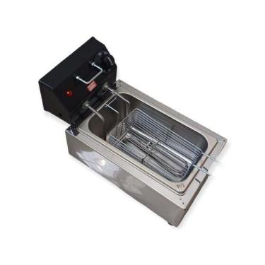 Imagem de Fritadeira Elétrica 2 litros Profissional Uso Doméstico - maq inox Equ