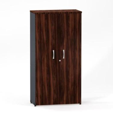 Imagem de Armario Alto 02 Portas P25 Pandin 1,60 M Escarlate e Grafito