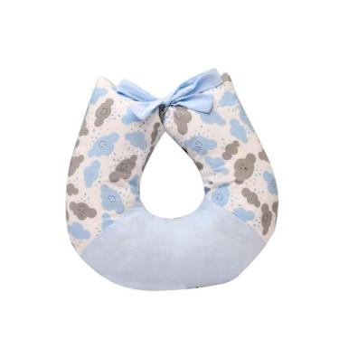 Imagem de Almofada de Amamentar  Light Gota Azul - Pandora Baby Enxovais