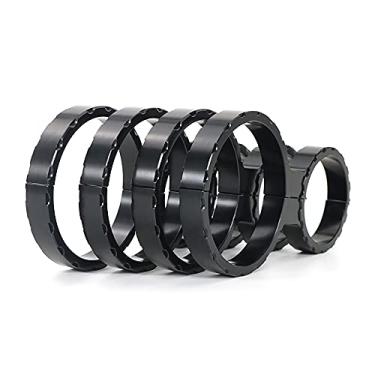 Imagem de REARACE Braçadeira de montagem de reservatório de choque de 4,4 cm x 6,3 cm, adequada para Polaris RZR XP 1000, compatível com gaiola de rolo de 3,5 cm, reservatório de 6,5 cm