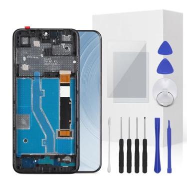 Imagem de JENCYFU Para TCL 30SE 30 SE 6165H 6156H1 6165A 6165A1 6165S Kit de substituição de tela LCD Full Screen Display Touch Digitalizador, Montagem completa com ferramenta de reparo para modelo de 6,5