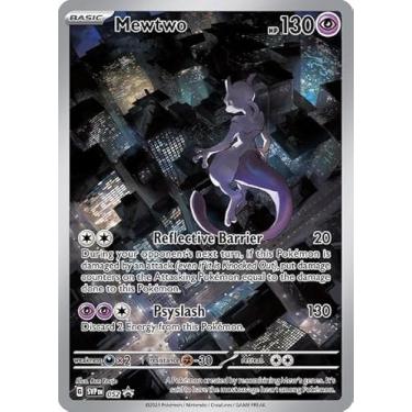 Imagem de Pokemon – Mewtwo SVP 052 - Scarlet & Violet Black Star Promo – Holo Foil Card