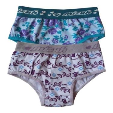 Imagem de Calcinha Ínfantil Algodão Moda Íntima 12 Peças CIE - mizun, Sotida, G