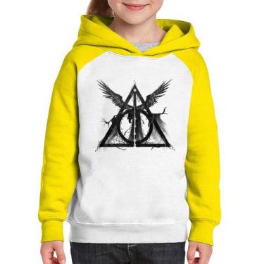 Imagem de Moletom Infantil The Tale of the Three Brothers - Foca na Moda, Branco