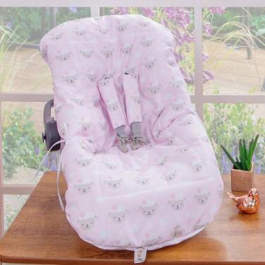 Imagem de Capa de Bebê Conforto Bichinhos - Miguel Baby, Rosa