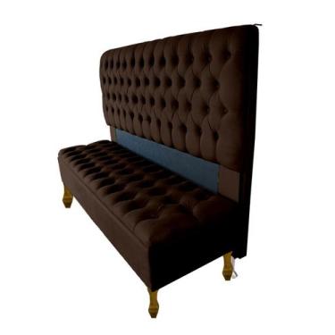 Imagem de Kit Cabeceira + Recamier Baú Iza Para Cama Box Casal Padrão 138 Cm - S