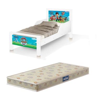Imagem de mini cama retro classic dos Patrulha Canina resistente junto com colch