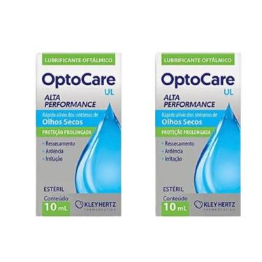 Imagem de Kit 2 Colírio Optocare Ul Para Olhos Secos 10ml  Kley Hertz