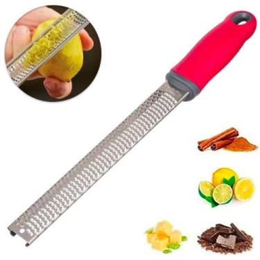 Imagem de Ralador De Queijo De Aço Inoxidável, Zester De Limão Com Capa Protege,