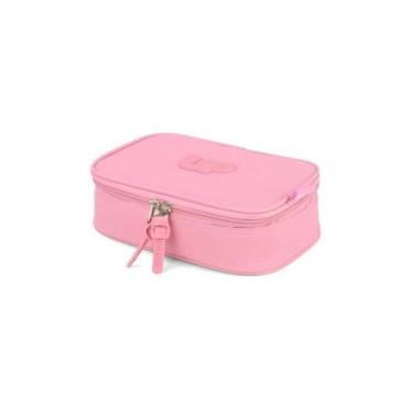 Imagem de Estojo Box Juvenil e Infantil Luxcel Rosa Rosa, Único, Rosa