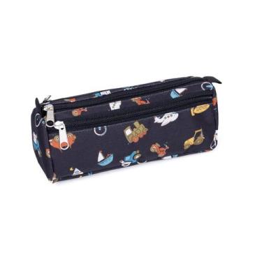 Imagem de Estojo LS EE2089 com divisão principal mais 2 bolsos - LS Bolsas
