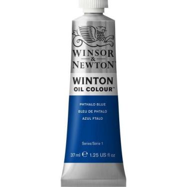 Imagem de Tinta A Óleo Para Tela Winton 37ml 516 S1 Phthalo Blue - Winsor & Newt